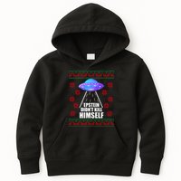Epstein Didn't Kill Himself UFO Ugly Christmas Kids Hoodie