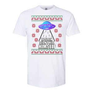 Epstein Didn't Kill Himself UFO Ugly Christmas Softstyle CVC T-Shirt