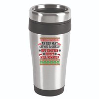 Epstein Didn't Kill Himself Ugly Christmas 16oz Travel Tumbler