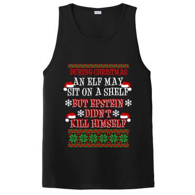 Epstein Didn't Kill Himself Ugly Christmas PosiCharge Competitor Tank