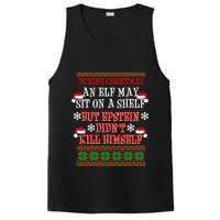 Epstein Didn't Kill Himself Ugly Christmas PosiCharge Competitor Tank