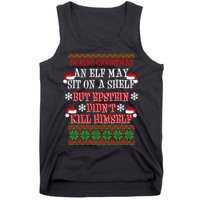 Epstein Didn't Kill Himself Ugly Christmas Tank Top