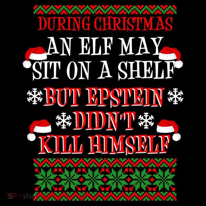 Epstein Didn't Kill Himself Ugly Christmas Short Acrylic Beanie