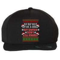 Epstein Didn't Kill Himself Ugly Christmas Wool Snapback Cap