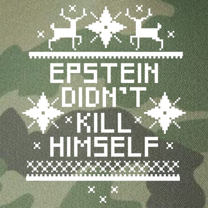 Epstein Didn't Kill Himself Ugly Christmas Sweater Legacy Tie Dye Trucker Hat