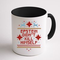 Epstein Didn't Kill Himself Ugly Christmas Sweater Mug