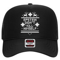 Epstein Didn't Kill Himself Ugly Christmas Sweater Trucker Hat