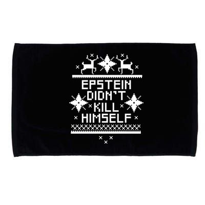 Epstein Didn't Kill Himself Ugly Christmas Sweater Microfiber Hand Towel