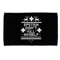 Epstein Didn't Kill Himself Ugly Christmas Sweater Microfiber Hand Towel