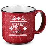 Epstein Didn't Kill Himself Ugly Christmas Sweater 15oz Campfire Ceramic Mug