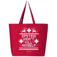 Epstein Didn't Kill Himself Ugly Christmas Sweater 25L Jumbo Tote
