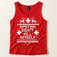 Epstein Didn't Kill Himself Ugly Christmas Sweater Tank Top