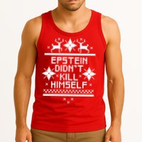 Epstein Didn't Kill Himself Ugly Christmas Sweater Tank Top