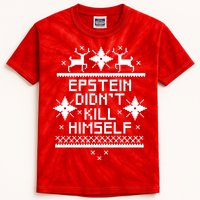 Epstein Didn't Kill Himself Ugly Christmas Sweater Kids Tie-Dye T-Shirt