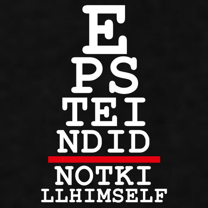 Epstein Eye Test Meme Epstein Didn't Kill Himself Ladies PosiCharge Tri-Blend Wicking Tank