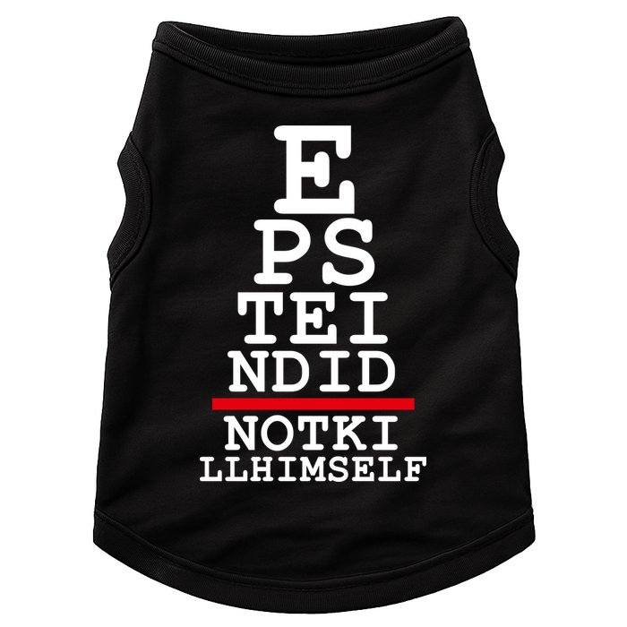 Epstein Eye Test Meme Epstein Didn't Kill Himself Doggie Tank