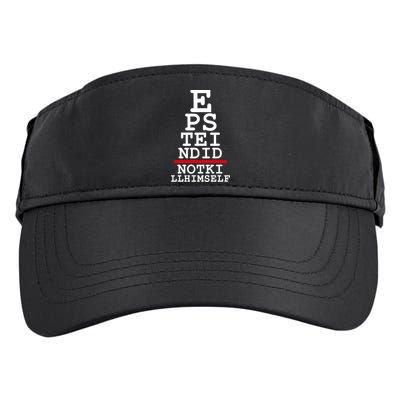 Epstein Eye Test Meme Epstein Didn't Kill Himself Adult Drive Performance Visor
