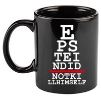 Epstein Eye Test Meme Epstein Didn't Kill Himself 11oz C Handle Ceramic Mug
