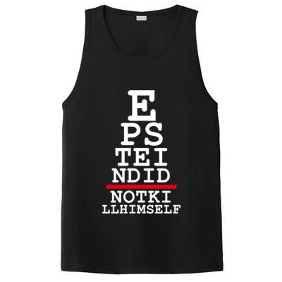 Epstein Eye Test Meme Epstein Didn't Kill Himself PosiCharge Competitor Tank