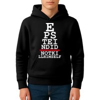 Epstein Eye Test Meme Epstein Didn't Kill Himself Kids Hoodie