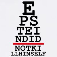 Epstein Eye Test Meme Epstein Didn't Kill Himself Garment-Dyed Sweatshirt