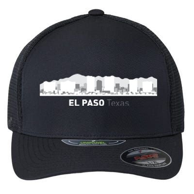 El Paso Texas Skyline Flexfit Unipanel Trucker Cap