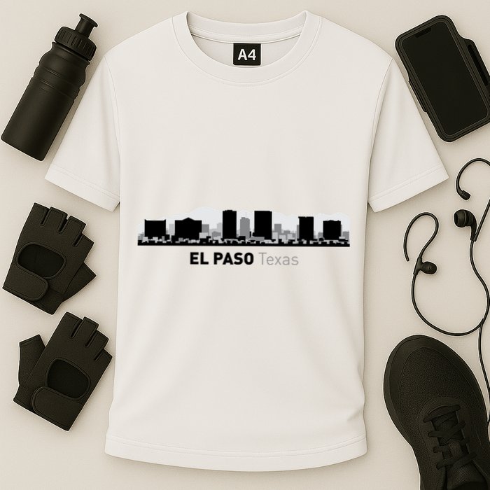 El Paso Texas Skyline Performance Shirt