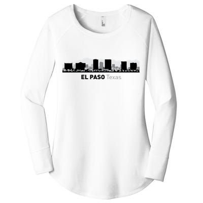 El Paso Texas Skyline Women's Perfect Tri Tunic Long Sleeve Shirt