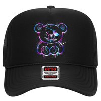 Emo Punk Teddy Bear Graffiti Trucker Hat
