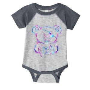 Emo Punk Teddy Bear Graffiti Infant Baby Jersey Bodysuit