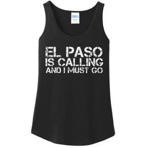 El Paso Tx Texas Funny City Trip Home Roots Usa Gift Ladies Essential Tank