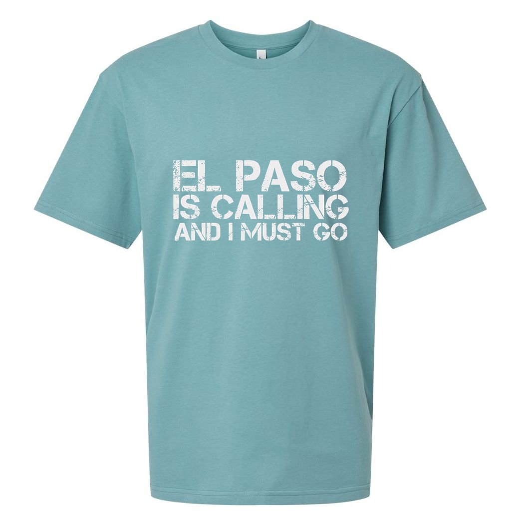 El Paso Tx Texas Funny City Trip Home Roots Usa Gift Sueded Cloud Jersey T-Shirt