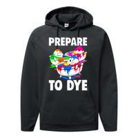 Easter Prepare To Dye Easter Day Performance Fleece Hoodie