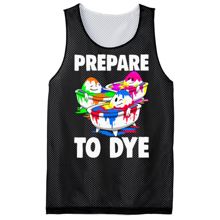 Easter Prepare To Dye Easter Day Mesh Reversible Basketball Jersey Tank