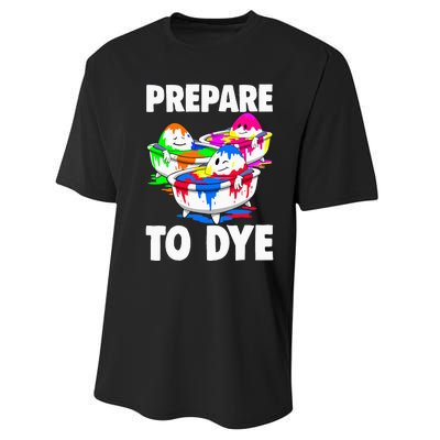 Easter Prepare To Dye Easter Day Performance Sprint T-Shirt