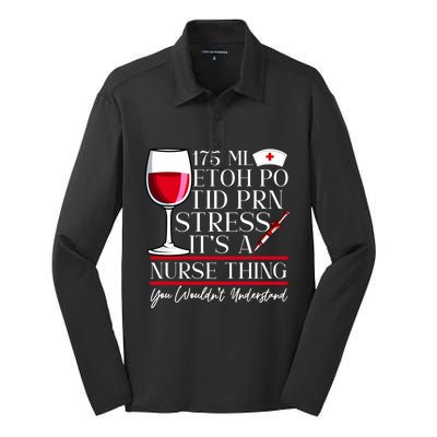 Etoh Po Tid Prn Stress Its A Nurse Thing You Wouldnt Great Gift Silk Touch Performance Long Sleeve Polo