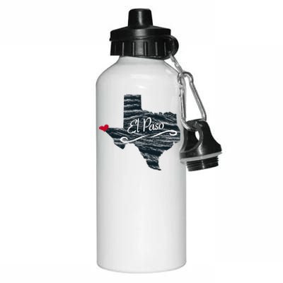 El Paso Texas Tx Aluminum Water Bottle