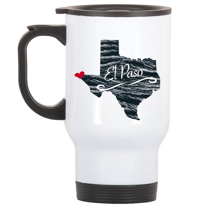 El Paso Texas Tx Stainless Steel Travel Mug