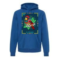 El PáJaro The Bird Card Mexican Lottery Card Gift Premium Hoodie