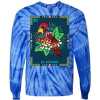 El PáJaro The Bird Card Mexican Lottery Card Gift Tie-Dye Long Sleeve Shirt