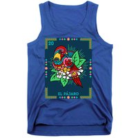 El PáJaro The Bird Card Mexican Lottery Card Gift Tank Top