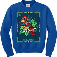 El PáJaro The Bird Card Mexican Lottery Card Gift Kids Sweatshirt