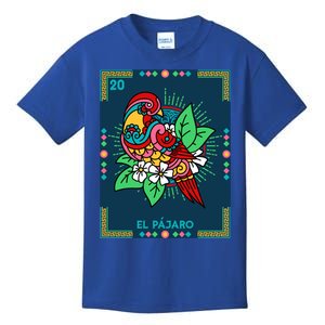 El PáJaro The Bird Card Mexican Lottery Card Gift Kids T-Shirt