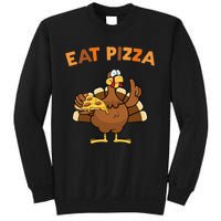 Eat Pizza Turkey Thanksgiving Funny Sweatshirt