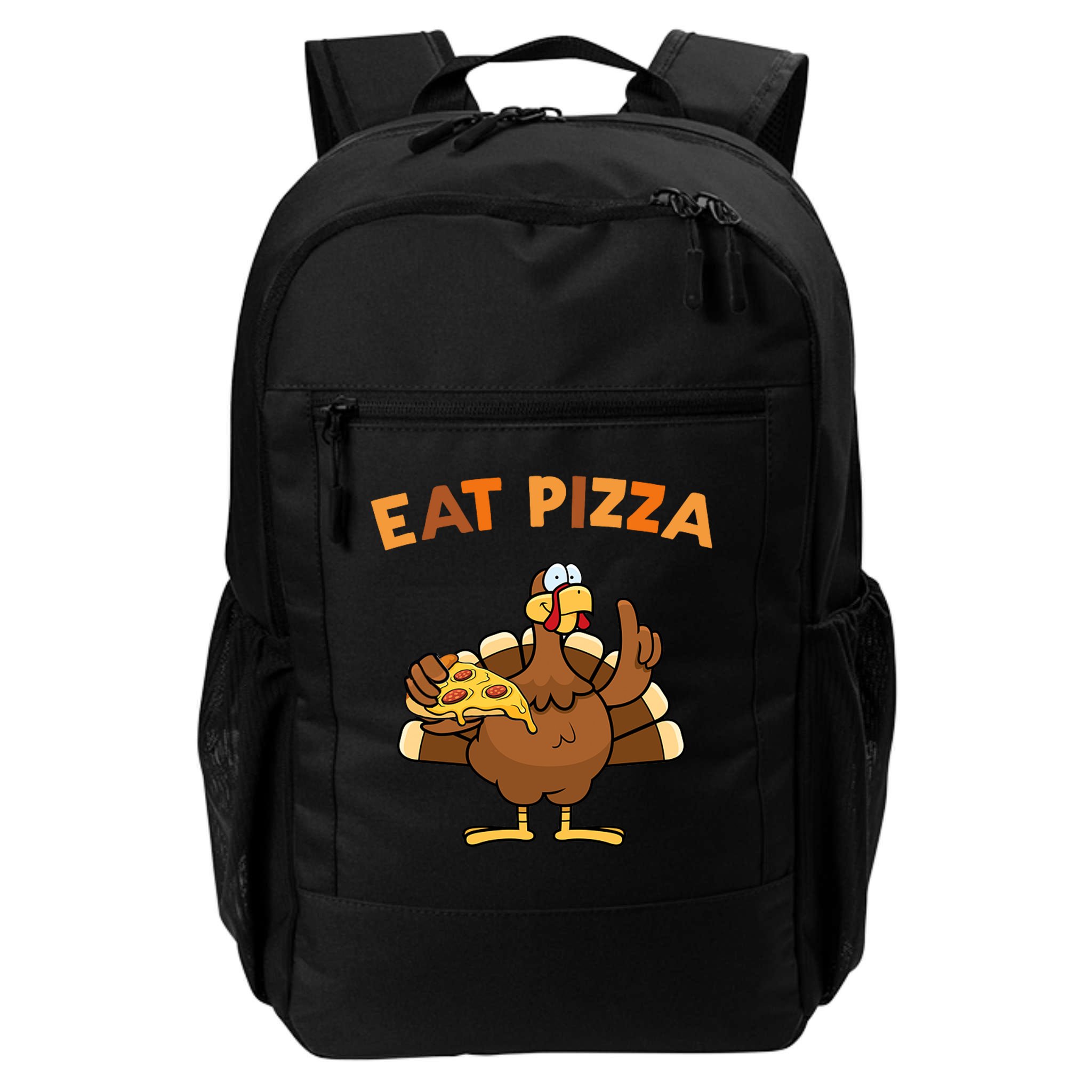 Eat Pizza Turkey Thanksgiving Funny Backpack
