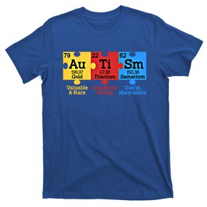 Elets Periodic Table Autism Awareness Autism Chemistry Cool Gift T-Shirt