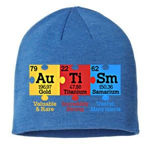 Elets Periodic Table Autism Awareness Autism Chemistry Cool Gift Sustainable Beanie