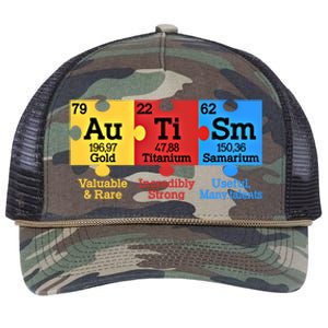 Elets Periodic Table Autism Awareness Autism Chemistry Cool Gift Retro Rope Trucker Hat Cap