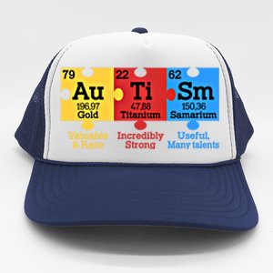 Elets Periodic Table Autism Awareness Autism Chemistry Cool Gift Trucker Hat