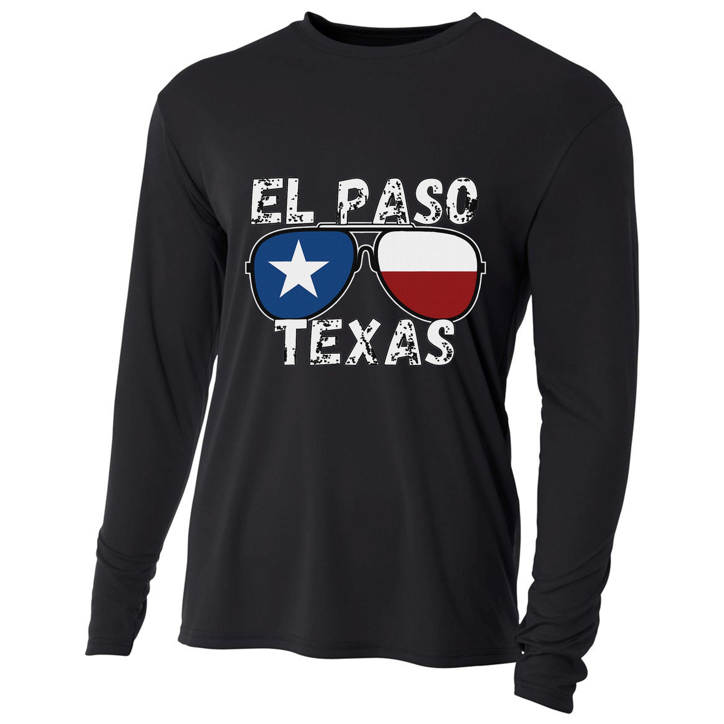 El Paso Tx El Paso Souvenirs Cooling Performance Long Sleeve Crew